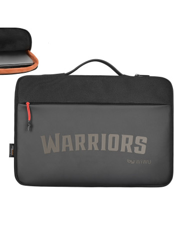 14" Laptop Sleeve Warriors Black