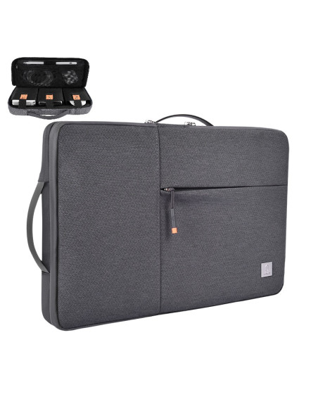 13.3" Alpha Double Layer Laptop Case Gray
