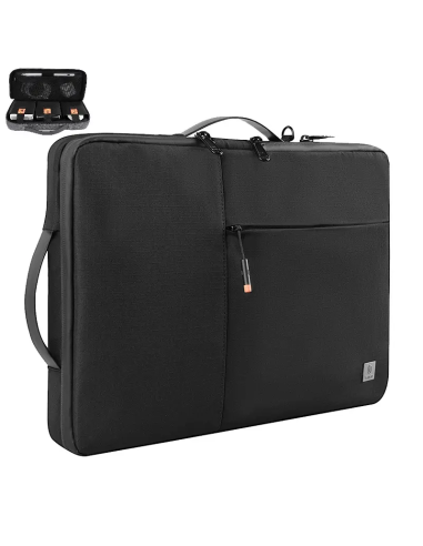 15.6" Alpha Double Layer Laptop Case Black