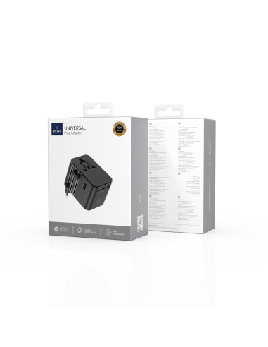 Universal GaN 45W 2C+2*USB Plug Adapter