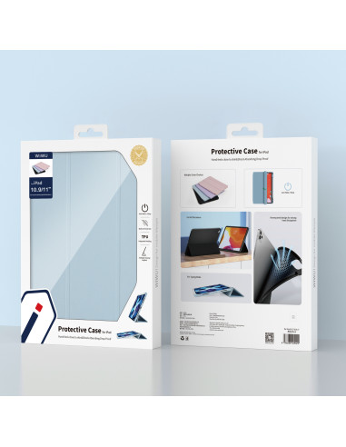Funda protectora de TPU azul claro para iPad Pro de 11"