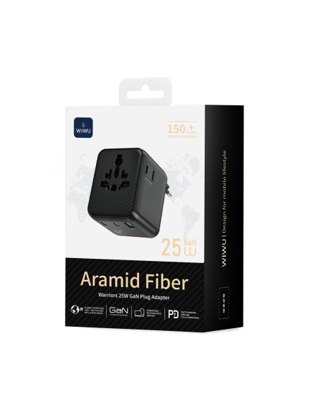 25W GaN Warrior Universal Adapter