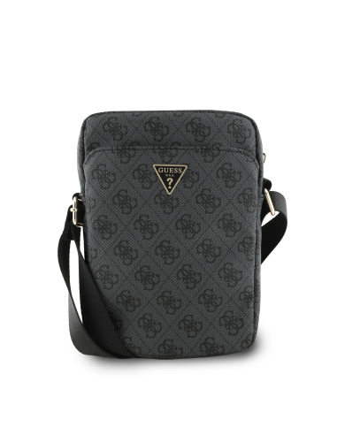 GUESS – Bandolera para Tablet 8” Negra con Logo Triangular