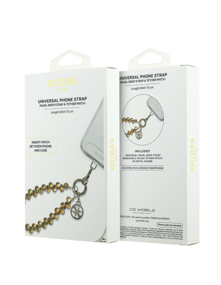 GUESS – Gold Bracelet with Crystals and Charms