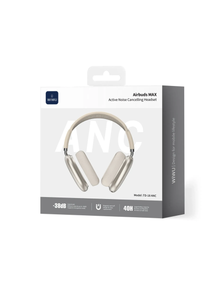 Airbuds MAX Cascos TD-18 Dorado