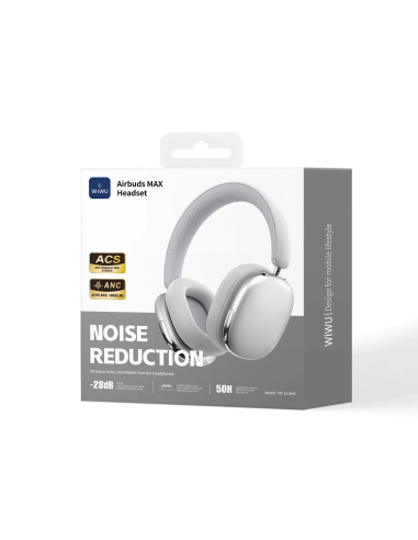 Airbuds MAX Headset Cascos AIR MAX TD-16 Plata