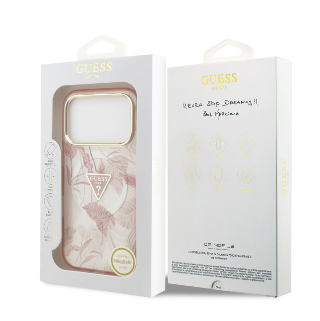 Funda Guess iPhone 17/18 Pro MagSafe Selvática Rosa | WiWU B2B