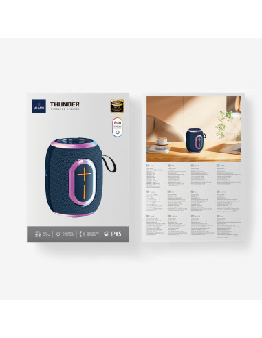 Thunder H9 Wireless Speaker – TWS, Hands-Free, IPX5