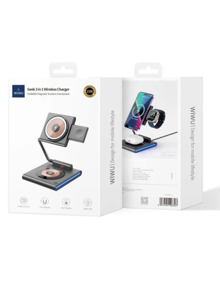 Cargador Wireless 3 en 1
