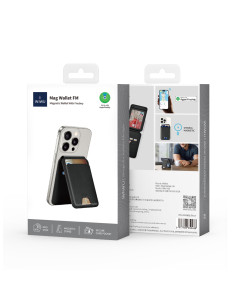 FM Black Magnetic Wallet