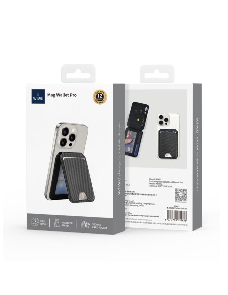 Pro Kevlar Magnetic Wallet Black