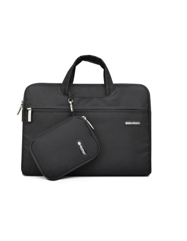13"/14.2" Campus Slim Briefcase Black