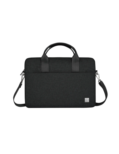 Pro II Minimalist 15.6" Black Laptop Briefcase