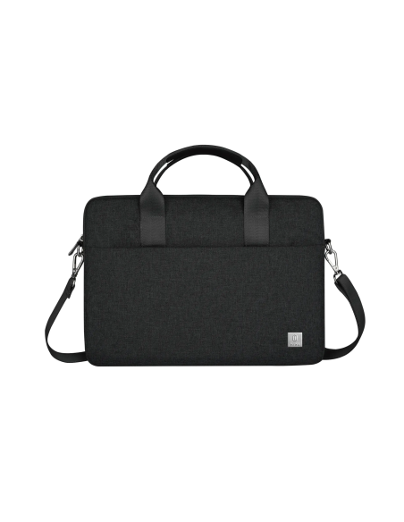 Pro II Minimalist 15.6" Black Laptop Briefcase