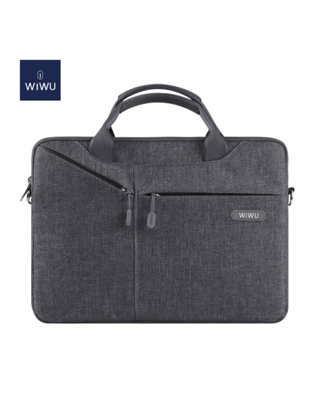13.3"/14.2" City Commuter Briefcase Grey