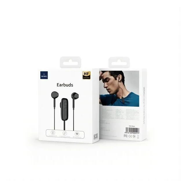 Earbuds BT Deportivo Cordon Negro