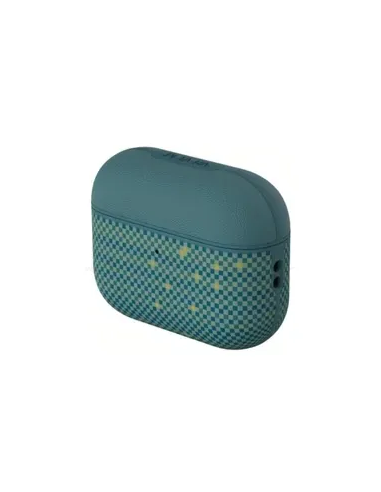 PITAKA – Funda Magnética Fibra Aramida AirPods Pro3 Azul Lúcido