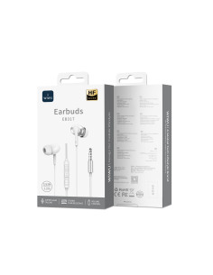 Auriculares Estéreos con Cable de 3,5 mm,  Blanco