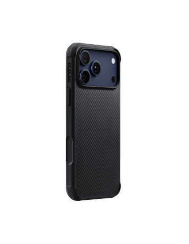 PITAKA – Funda ProGuard iPhone 17 Pro/18 Pro Negro/Gris Fibra Aramida