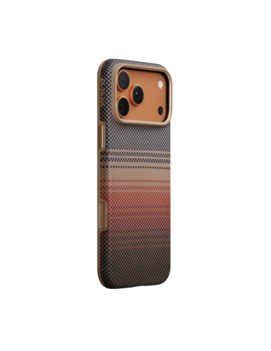 PITAKA – Funda UltraGuard iPhone 17 Pro Max/18 Pro Max Sunset Fibra Aramida