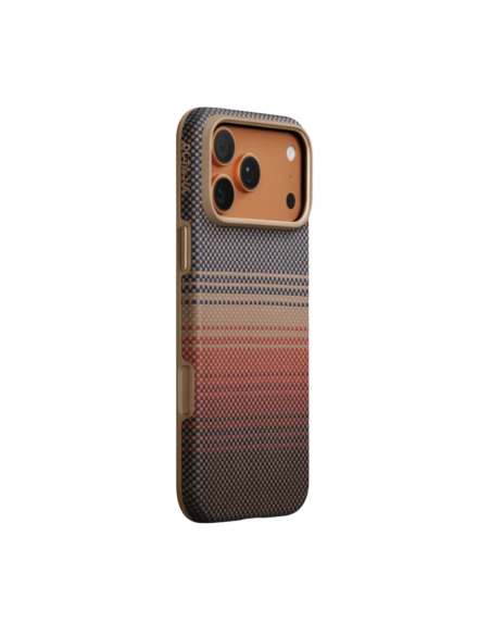 PITAKA – Funda UltraGuard iPhone 17 Pro Max/18 Pro Max Sunset Fibra Aramida