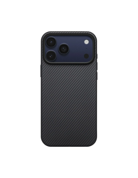PITAKA – Funda UltraSlim iPhone 17 Pro Max/18 Pro Max Negro/Gris Fibra Aramida