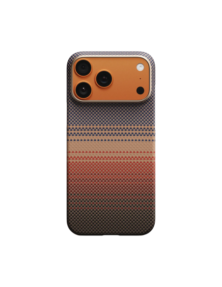 PITAKA – Funda UltraSlim iPhone 17 Pro/18 Pro Sunset Fibra de Aramida