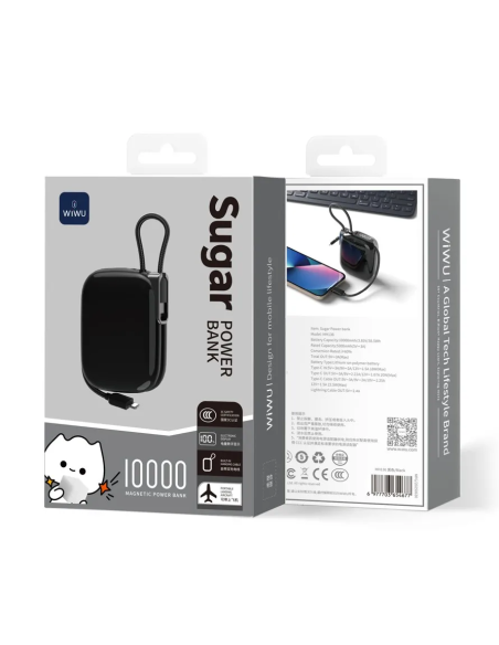 Powerbank 10.000mAh y 22.5 W Negro