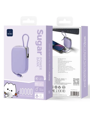 Powerbank 10000 mAh 22.5W Morado