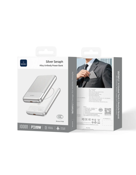 Powerbank Seraph PD20W 10000mAh Plata