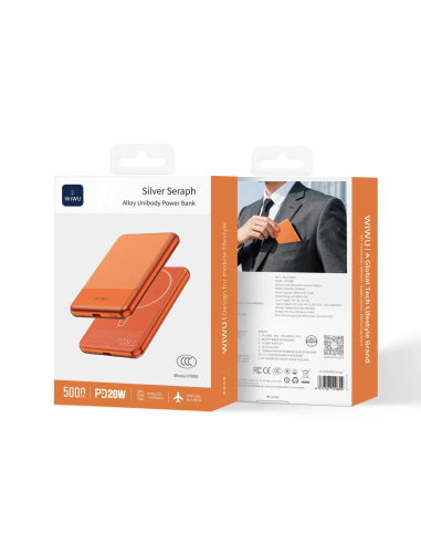 Powerbank PD20W 5000mAh Naranja