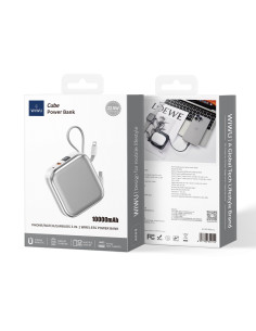 Cube External Battery 22.5W 10,000mAH White