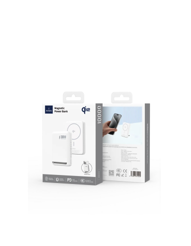 Powerbank con Magsafe Carga Qi2 10.000 mAh 15W+30W con Soporte