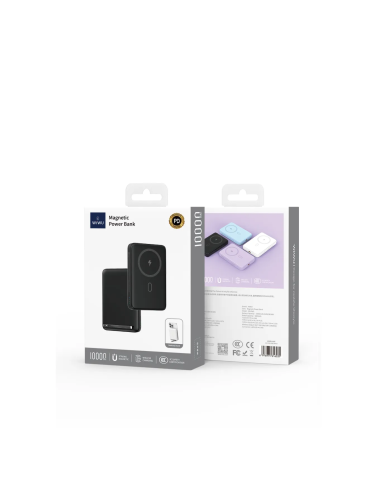 Powerbank con Magsafe de 10.000 mAh  20W Soporte Integrado Negro