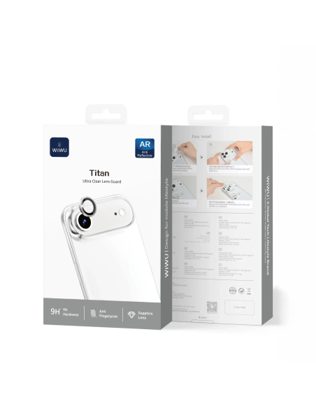 Eagle Eye Titan 3D Lens Protector for iPhone 17 Air Light Blue (1 lens/pack)