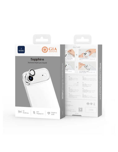 Sapphire Bi-Tone Lens Protector for iPhone 17 Air Silver (1 lens/pack)