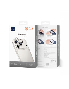 Sapphire Bi-Tone Lens Protector for iPhone 17 Pro Max / iPhone Pro Dark Blue (3 Lenses/Pack)