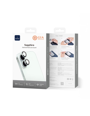 Sapphire Bi-Tone Lens Protector for iPhone 17/ iPhone 16 6.1/ iPhone 16 6.7 Gray (2 Lenses/pack)