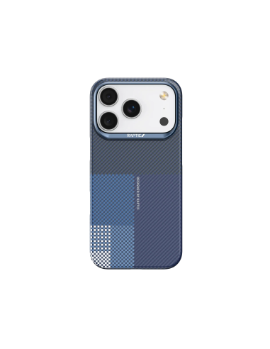 RAPTIC Fibra de Aramida Skin Funda Magsafe para iPhone 17 Pro Max - Ocean