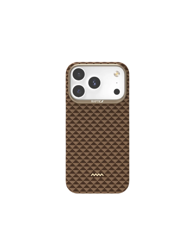 RAPTIC Fibra de Aramida Skin-Origin Funda Magsafe para iPhone 17 Pro Max/18 Pro Max - Humble