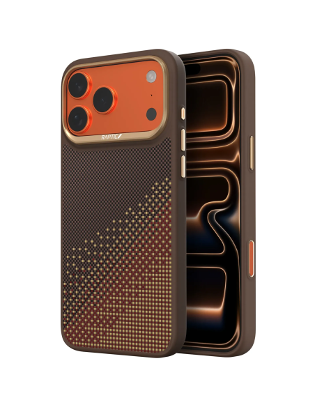 RAPTIC Funda Aramida Dual para iPhone 17 Pro/18 Pro - serenity amber