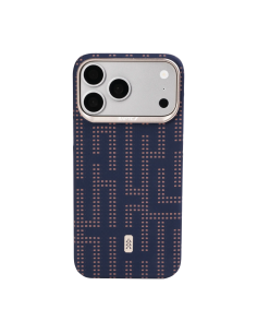 RAPTIC Funda Aramida Skin para iPhone 17 Pro Max - grid wisdom