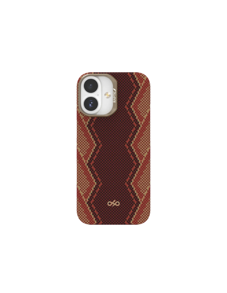 RAPTIC Funda Magsafe Skin-Bionic Fibra Aramida iPhone 17 - Snake
