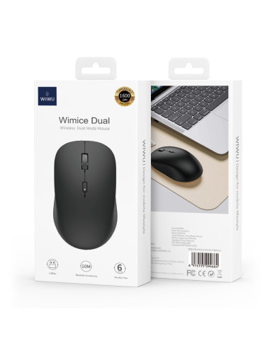 WiMiCe Dual Mode Wireless Mouse WM108 Black