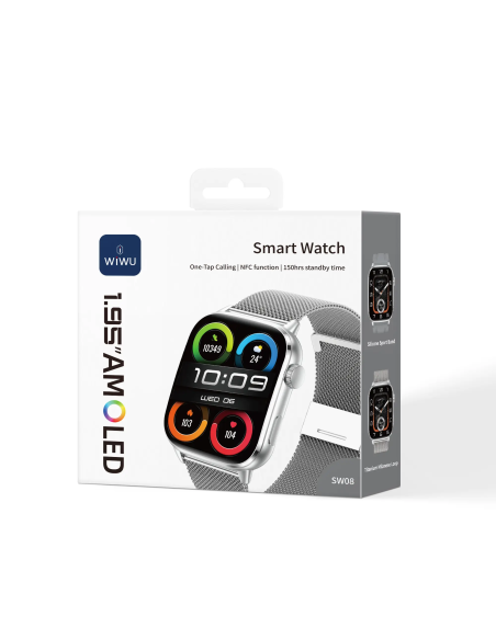 Smartwatch SW08 Plata