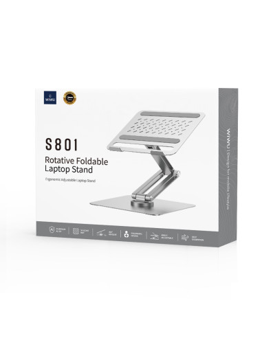 S801 Foldable Rotating Laptop Stand