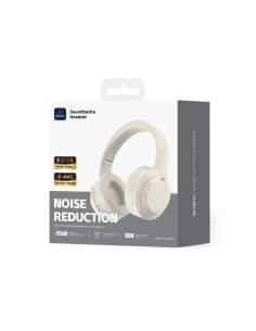 Soundbasha Headset Cascos AIR MAX TD-15 Beige