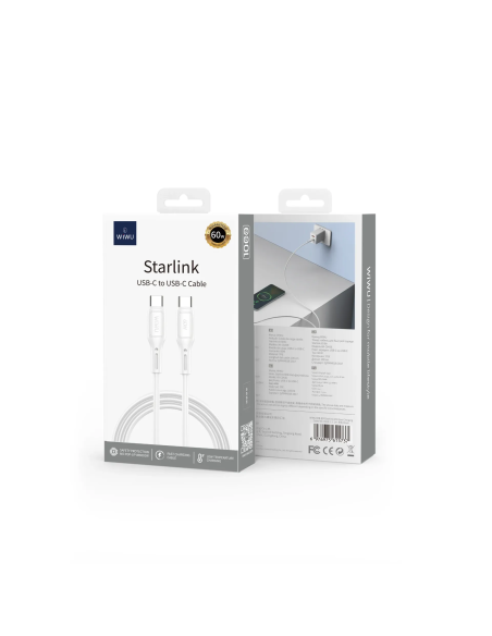 USB-C to USB-C Cable 60W Starlink (1 m)