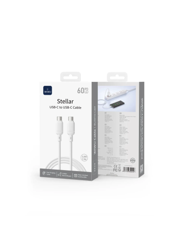 Cable USB-C a USB-C 60W Stellar (1 m)