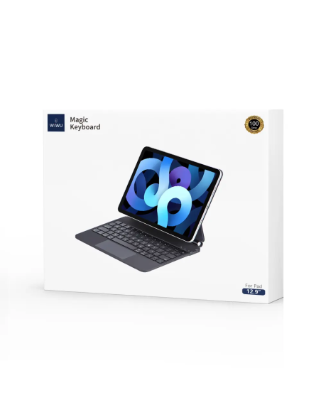 Teclado mágico para iPad Pro de 11" (2024, árabe e inglés), color negro